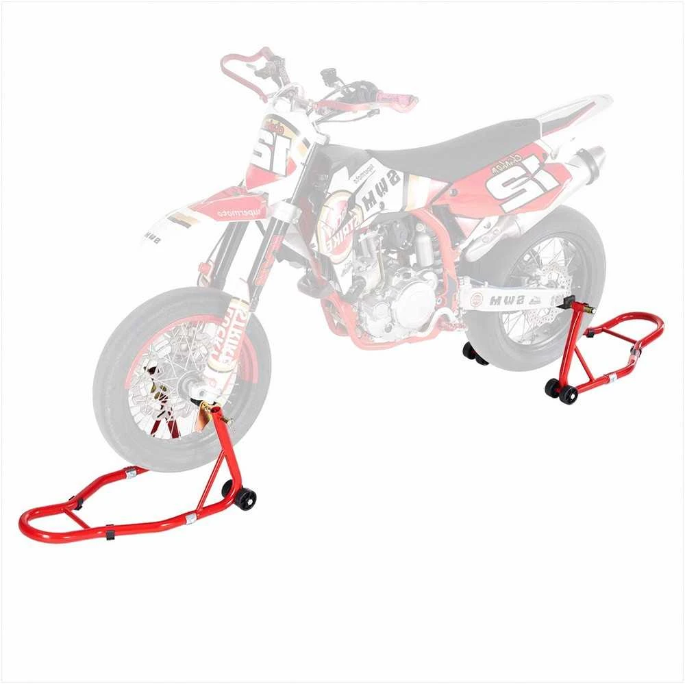 VEVOR Motociklų priekio ir galinio stovo kėliklis