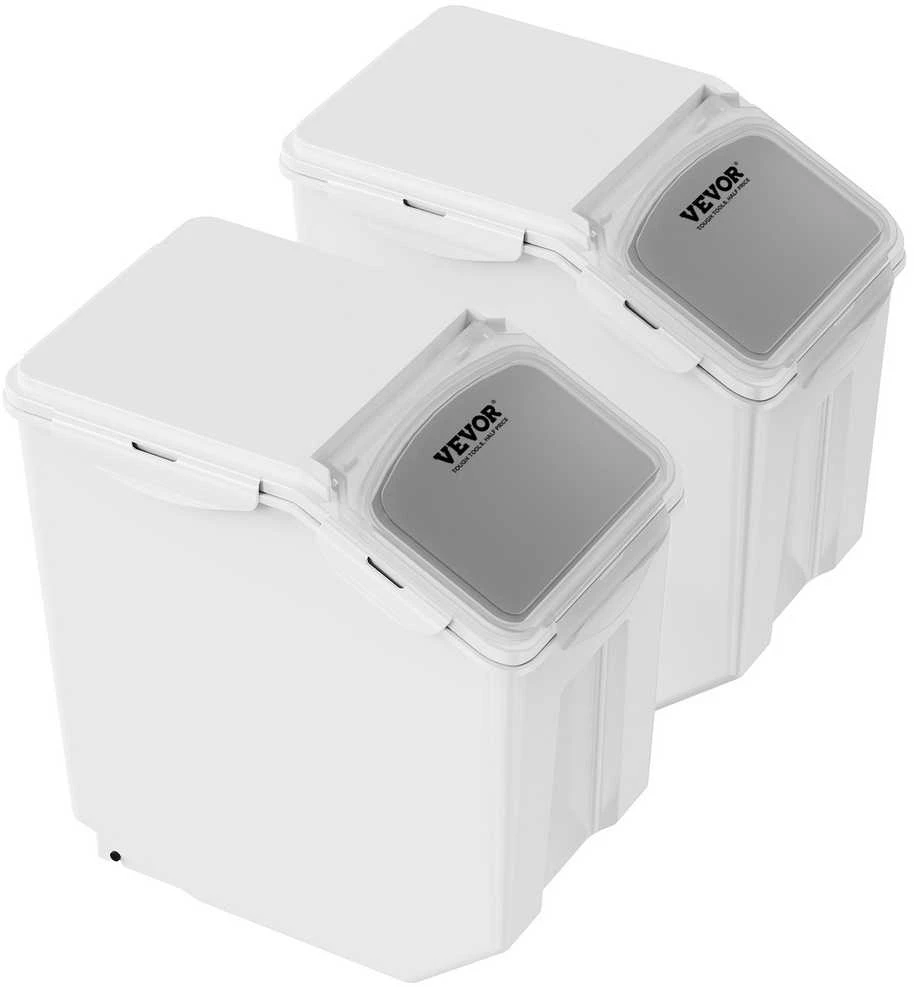 VEVOR Laikymo konteineriai su dozatoriais 2 x 15L