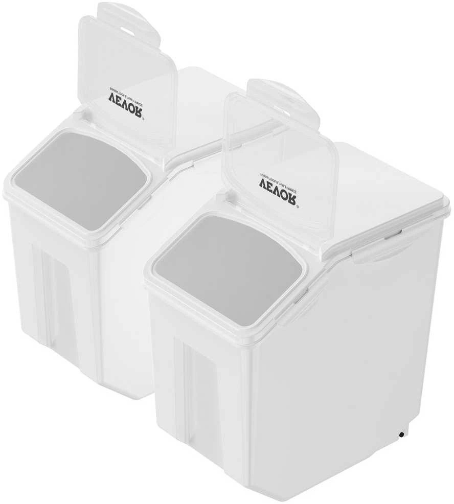 VEVOR Laikymo konteineriai su dozatoriais 2 x 15L