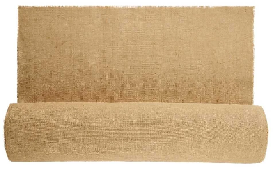Natūralaus džiuto audeklo ritinys, 101.6 cm x 45.7 m, rankdarbiams, vestuvėms, kaimiškam dekorui, sodui, staltiesėms, maišams, dovanų pakavimui
