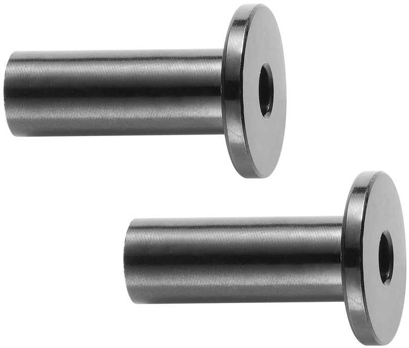 Nerūdijančio plieno apsauginės įvorės 3.2mm trosui, juodos, DIY turėklai, 1/8 colio trosų apsaugos, T316 plienas, trosų turėklų apsaugos.