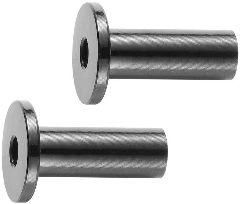 Nerūdijančio plieno apsauginės įvorės 3.2mm trosui, juodos, DIY turėklai, 1/8 colio trosų apsaugos, T316 plienas, trosų turėklų apsaugos.