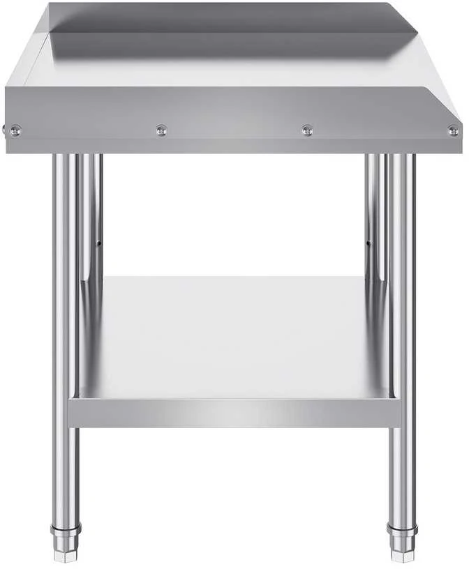 VEVOR Nerūdijančio plieno darbinis stalas restoranui 61x71 cm