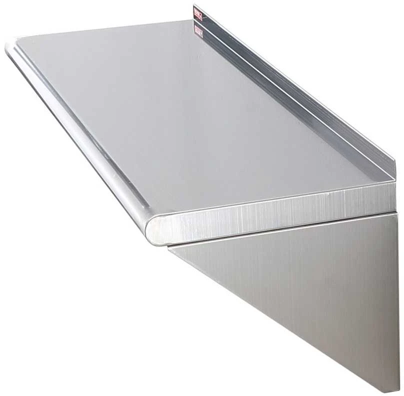 VEVOR 91 cm x 30 cm nerūdijančio plieno lentyna
