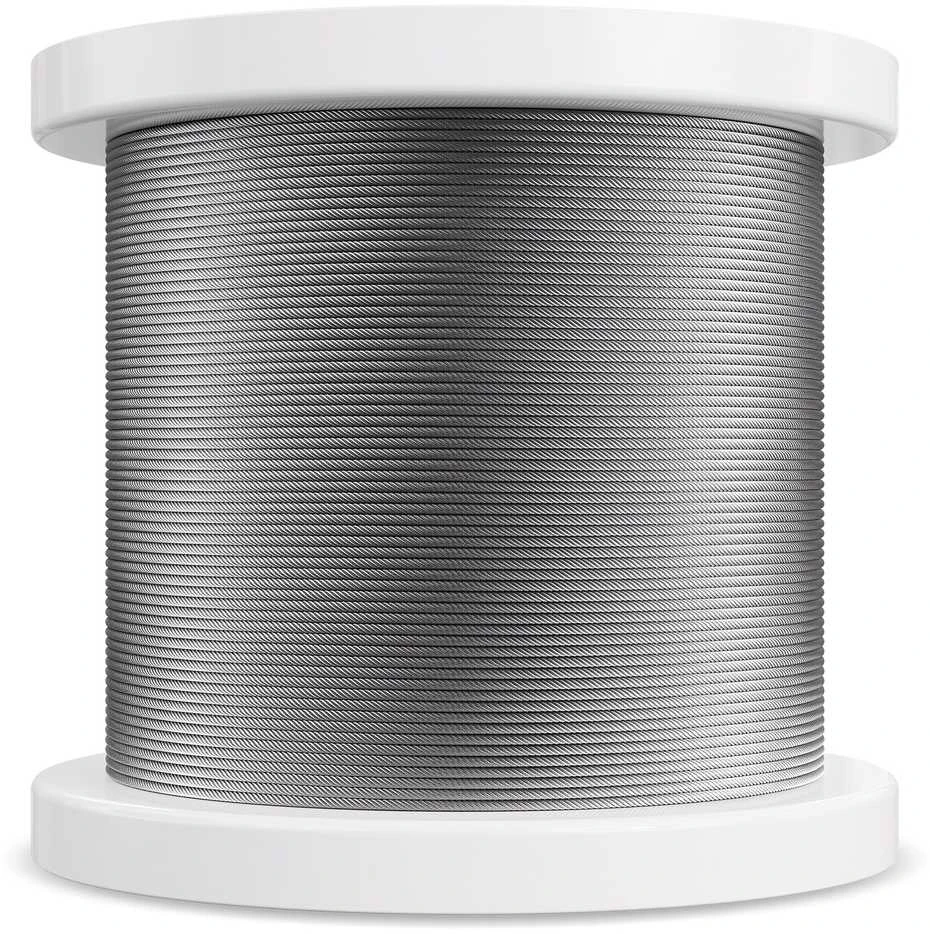 VEVOR Nerūdijančio plieno trosas 1/8" 1000 pėdų