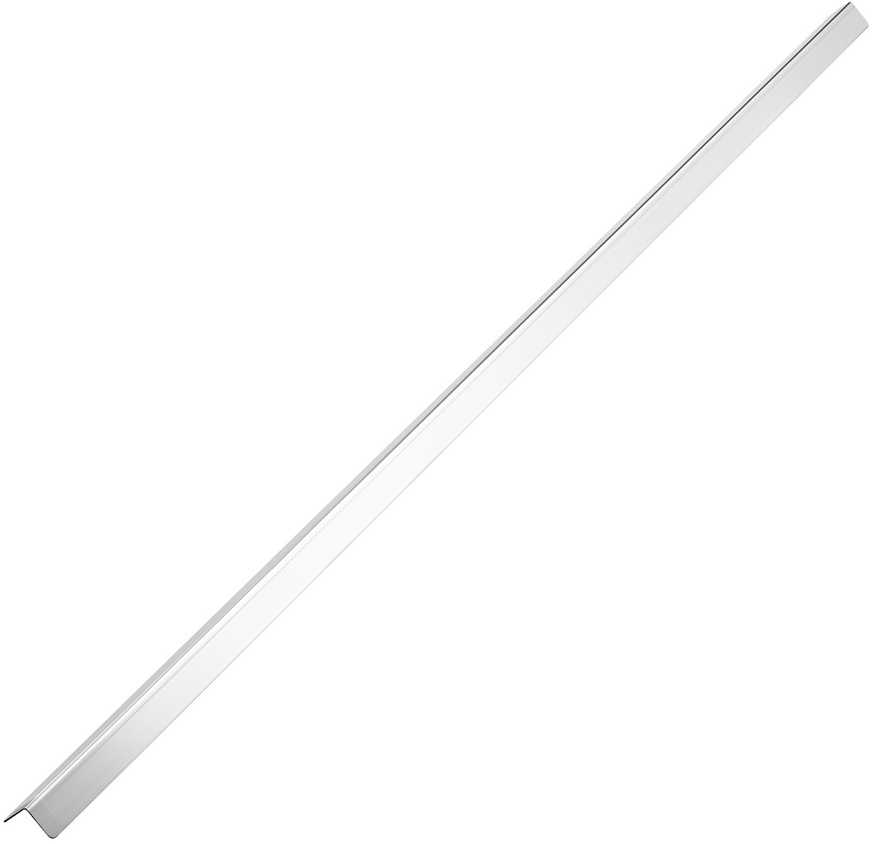 Nerūdijančio plieno sienos kampo apsauga, 25x25x1217mm, 10 vnt. pakuotė, atsparūs smūgiams kampų apsaugai, metalinė kampinė apdaila