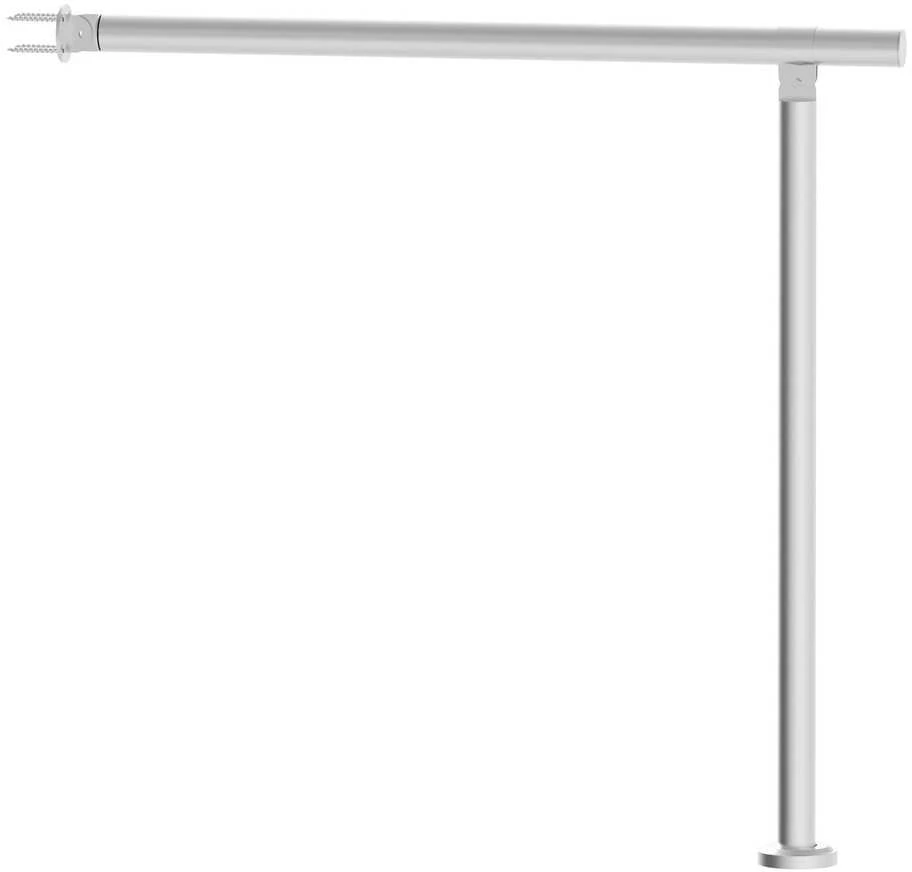 Nerūdijančio plieno turėklai lauko laiptams, 800 mm ilgio, reguliuojamo kampo, verandos turėklas, terasos turėklas, lauko laiptų turėklas