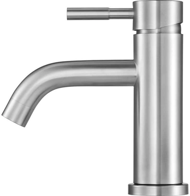 Fala Nerūdijančio plieno vonios maišytuvas, vienos svirties, inox spalvos, 17.5 cm aukščio, vonios praustuvei