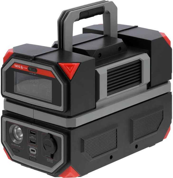 Yato Toya Sa Poland Nešiojama maitinimo stotis 300 W, 315 WH, 230 V, USB-C PD | power bank (YT-83090)