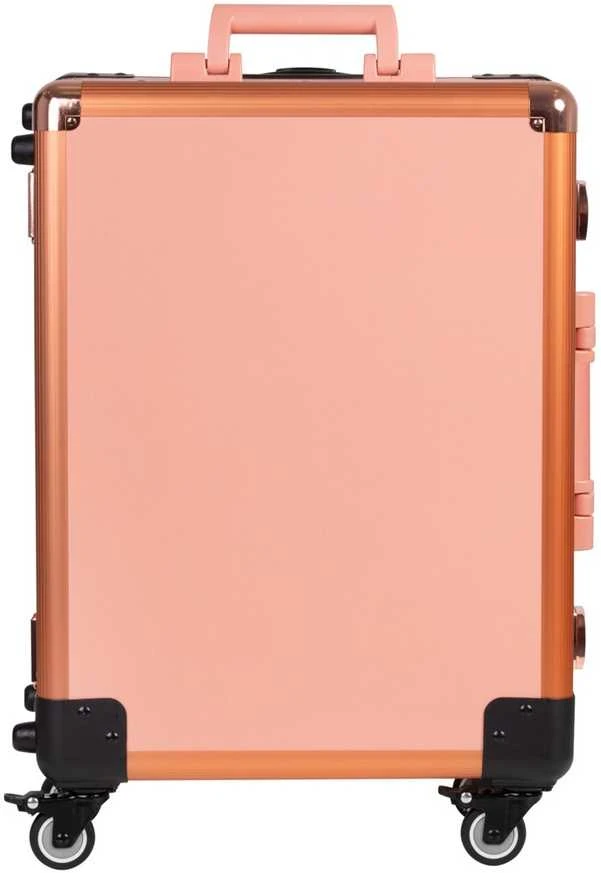 Activeshop Makiažo veidrodis - kosmetikos priemonių lagaminas Portable Gold