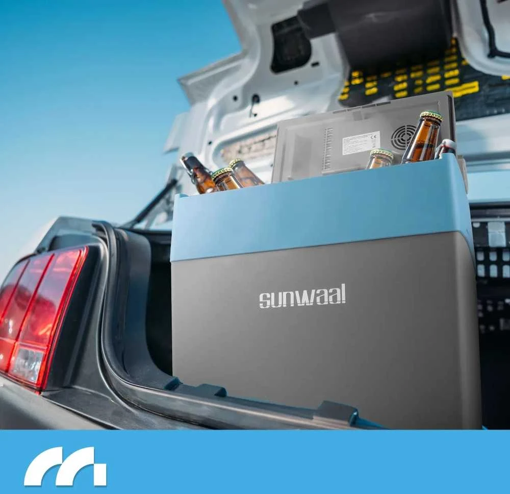 Nešiojamas automobilinis šaldytuvas, 25L šaldymo dėžė, 12V/230V termoelektrinis šaldytuvas, kelioninis kempingo šaldytuvas, automobilinis šaldytuvas kelionėms