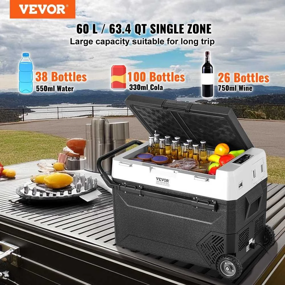 VEVOR 60 l vienos zonos automobilinė šaldytuvo kamera
