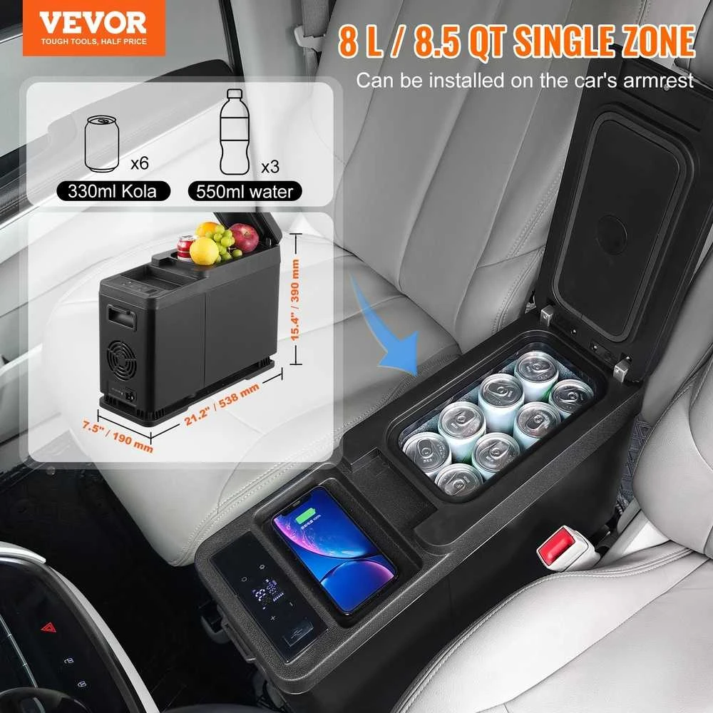 VEVOR Nešiojamas automobilinis šaldytuvas šaldiklis