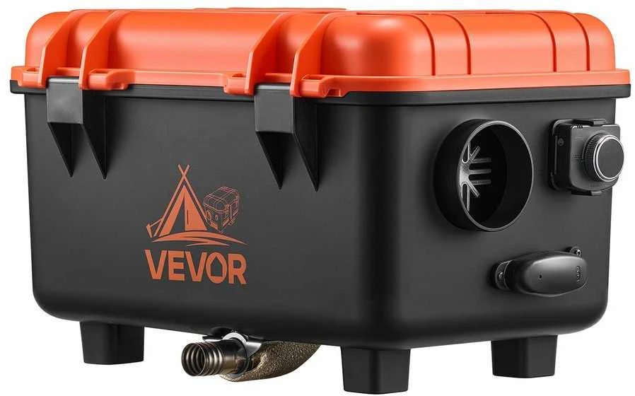 Nešiojamas dyzelinis šildytuvas, 8kW, 12V/24V DC, greitas šildymas, kemperiui, sunkvežimiui, furgonui, garažui, dirbtuvėms, su nuotoliniu valdymu