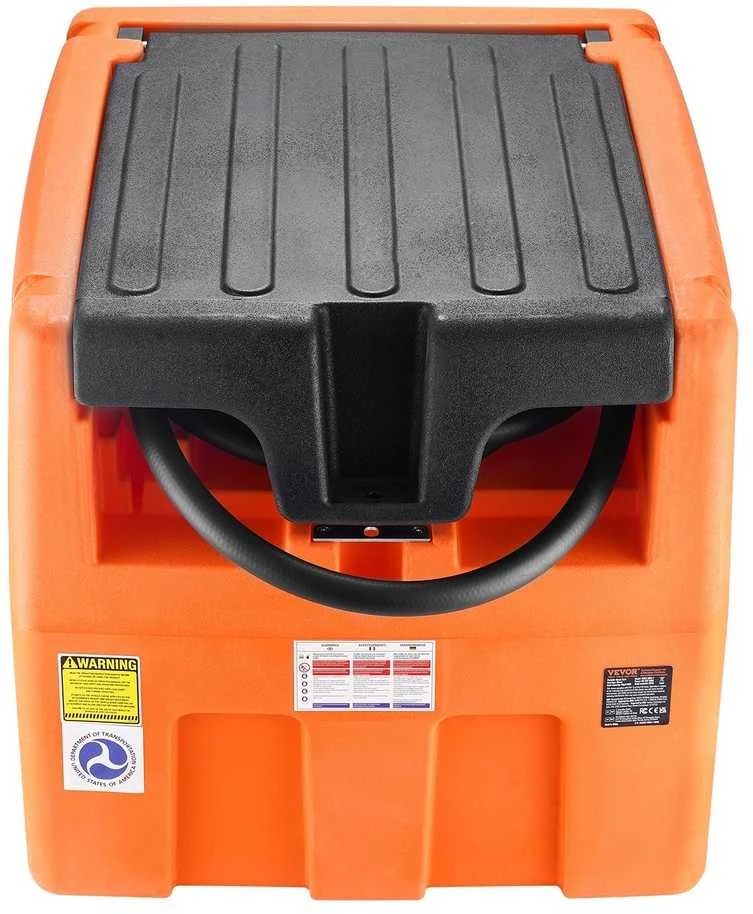 Nešiojamas dyzelino bakas, 182L kuro bakas su 12V siurbliu, sunkvežimiams, laivams, traktoriams, sunkiajai technikai, dyzelino perdavimo bakas