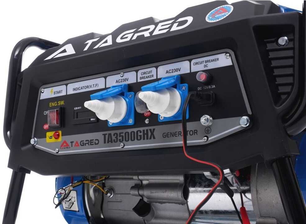 Nešiojamas elektros generatorius, 3500W AVR, skirtas namams, stovyklavimui ir pramoniniam naudojimui, tylus veikimas, patikimas energijos šaltinis