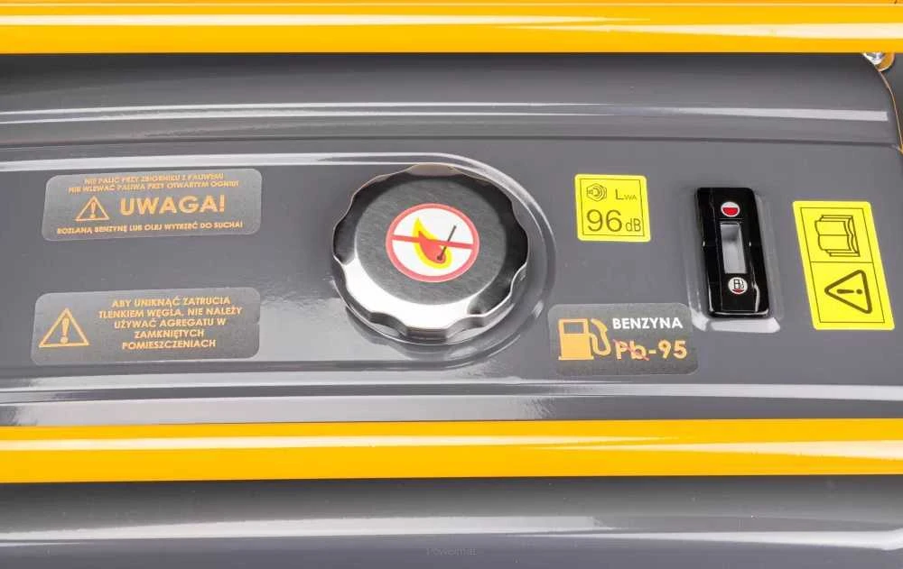 Nešiojamas generatorius, 3000W, 230V/12V, AVR įtampos stabilizatorius, sodui, statyboms, avarinis maitinimas, benzininis generatorius
