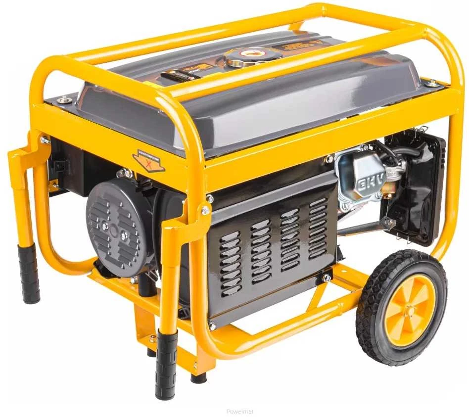 Nešiojamas generatorius, 3000W, 230V/12V, AVR įtampos stabilizatorius, sodui, statyboms, avarinis maitinimas, benzininis generatorius