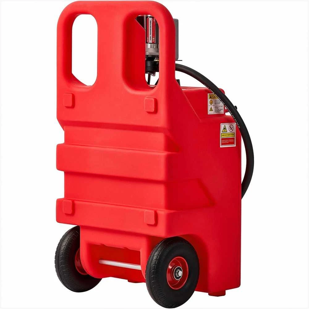 Nešiojamas kuro bakas, 121 litrų talpa, su 12V elektriniu siurbliu ir rankiniu pistoletu, motorinėms valtims ir keturračiams, dyzelino ir benzino talpa, kuro perpylimo stotelė
