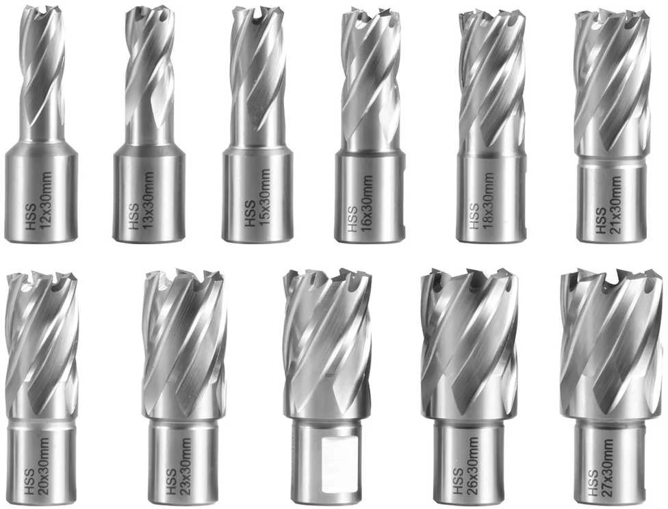 Nešiojamas magnetinis gręžtuvas, 40mm gręžimo talpa, didelio našumo elektrinis magnetinis gręžtuvas plienui, metalo apdirbimui, statybai, 1100W, 580 RPM