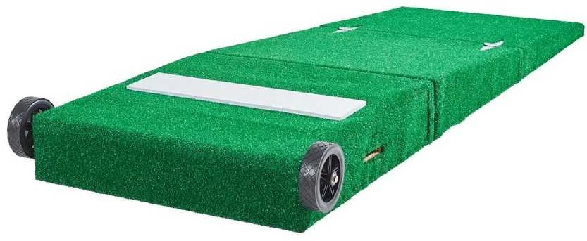 Nešiojamas metimo kalnelis, beisbolo metiko kalnelis treniruotėms viduje ir lauke, softbolo metimo pagalbinė priemonė, 90 cm metimo guma
