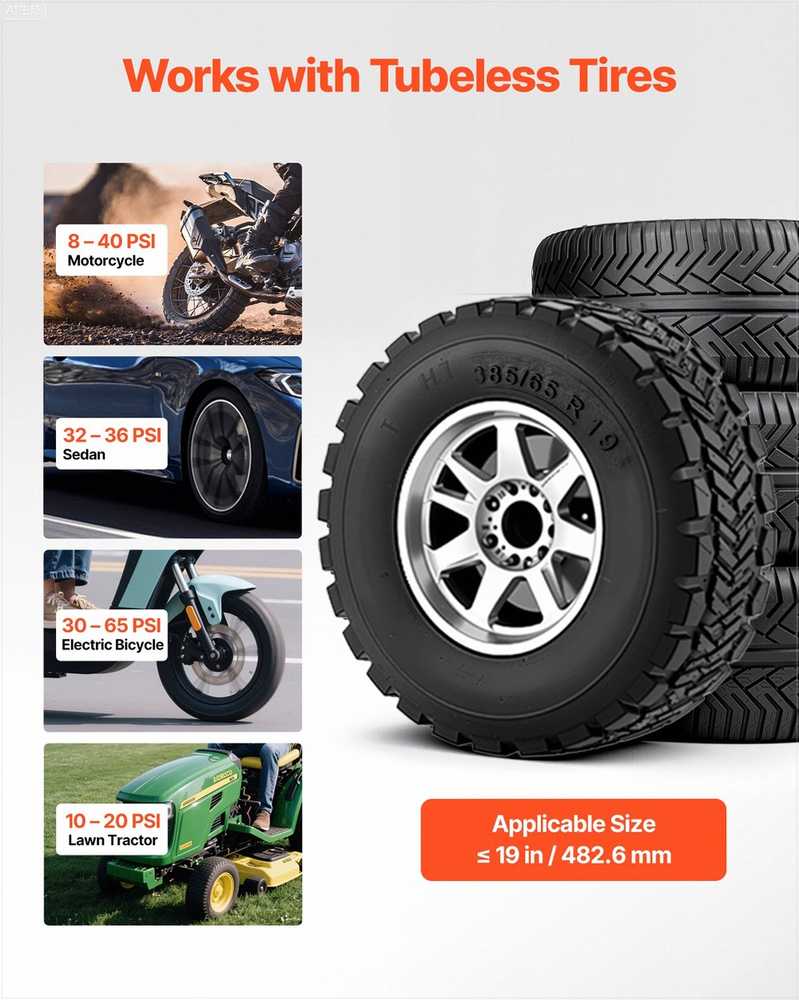 Nešiojamas padangų bortų užpūtimo įrenginys, 6 L oro patranka bekamerėms padangoms, rankinis padangų pripūtimo įrankis automobiliams, visureigiams, motociklams, keturračiams