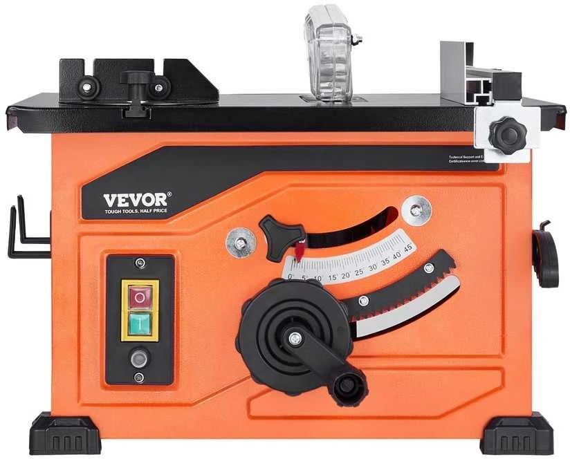 Nešiojamas stalo pjūklas 1200 W, 210 mm diskas, 225 mm pjovimo gylis, medienos apdirbimo, baldų gamybos pjūklas, rankinis diskinis pjūklas