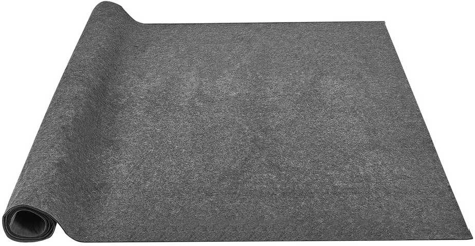 Neslystantis kilimėlio padas, 2750 x 3660 mm, 6 mm storio, poliesterio latekso kilimėlio padas, kiliminė danga kietmedžio grindims, neslystantis kilimėlio padas