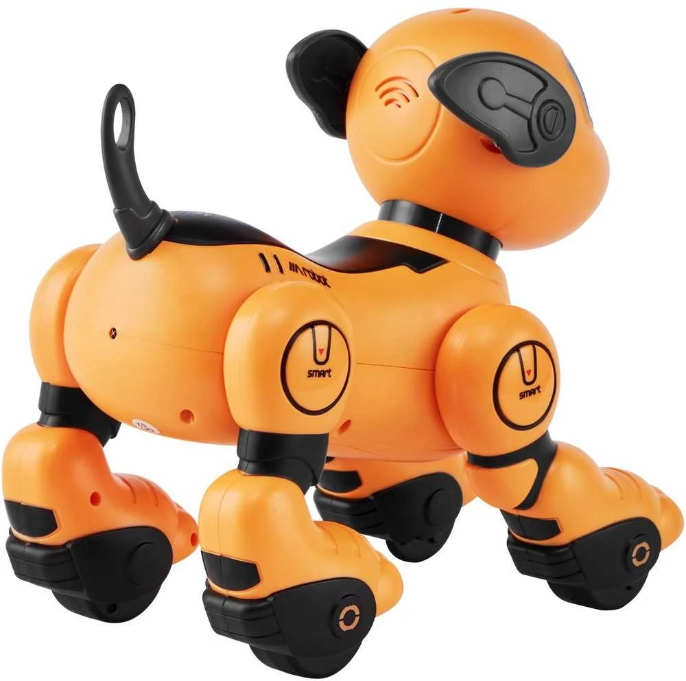 Nuotoliniu būdu valdomas robotas šuo žaislas vaikams, kalbantis ir šokantis, programuojamas išmanusis augintinis, interaktyvus robotas šuo, RC robotas žaislas, robotas šuo vaikams