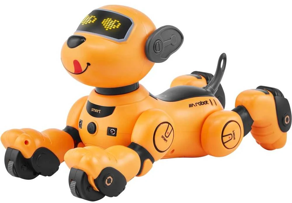 Nuotoliniu būdu valdomas robotas šuo žaislas vaikams, kalbantis ir šokantis, programuojamas išmanusis augintinis, interaktyvus robotas šuo, RC robotas žaislas, robotas šuo vaikams