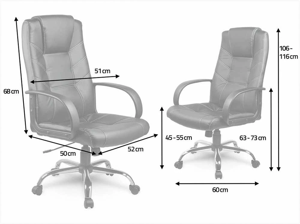 Sofotel Odinė biuro kėdė, ergonomiška pasukama kėdė, juoda vadovo kėdė, patogi kompiuterio kėdė, reguliuojamo aukščio biuro kėdė