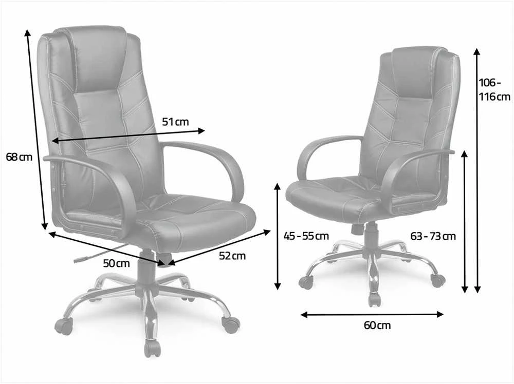 Odinė biuro kėdė, ergonomiška pasukama kėdė, ruda vadovo kėdė, patogi kompiuterio kėdė, reguliuojamo aukščio biuro kėdė