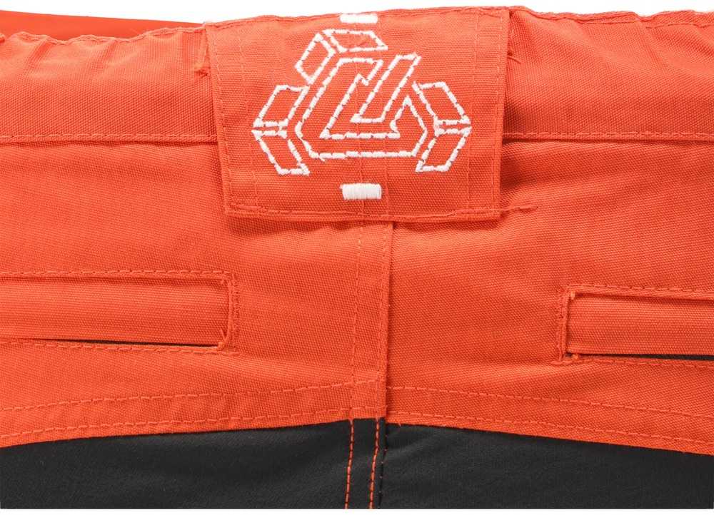 Oranžinės darbo kelnės, 4 krypčių tamprios, dydis 3XL, darbo kelnės, Serwal kelnės, oranžinės darbo kelnės