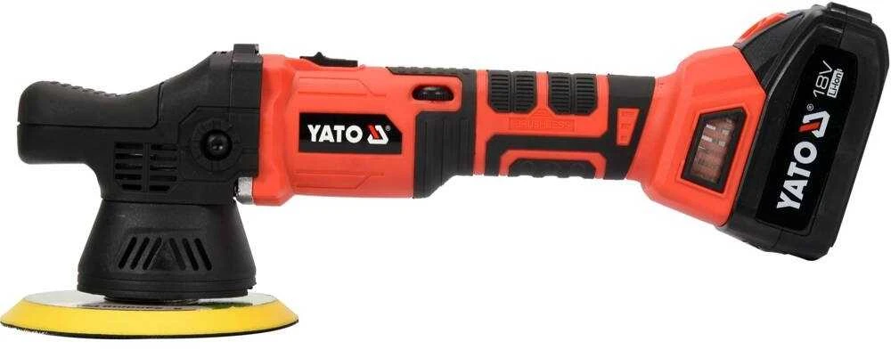 Orbitinis poliruoklis su Brushless motoru, 150mm diskas, 18V akum., auto poliravimo mašina