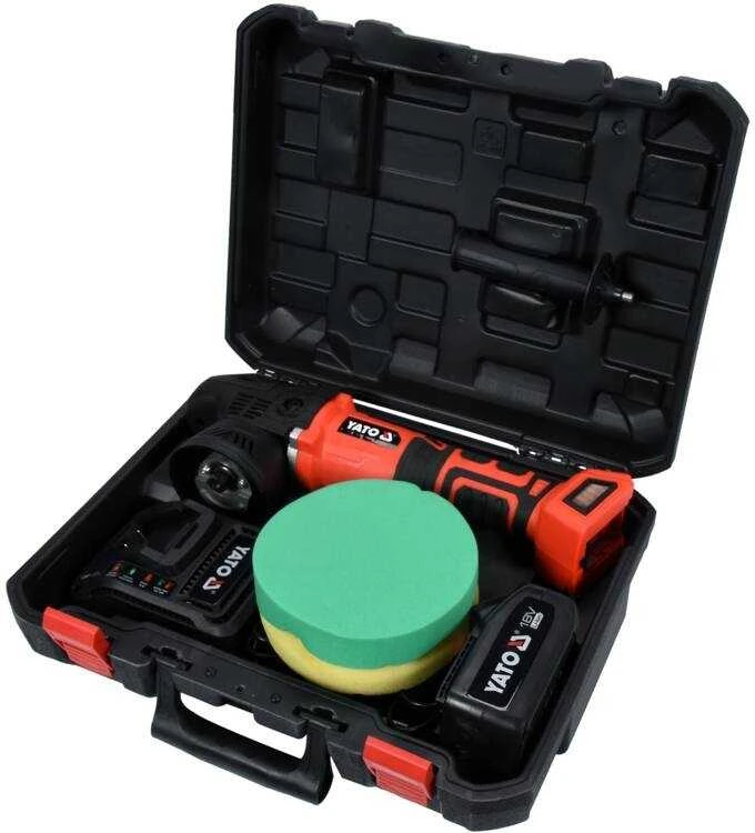 Orbitinis poliruoklis su Brushless motoru, 150mm diskas, 18V akum., auto poliravimo mašina