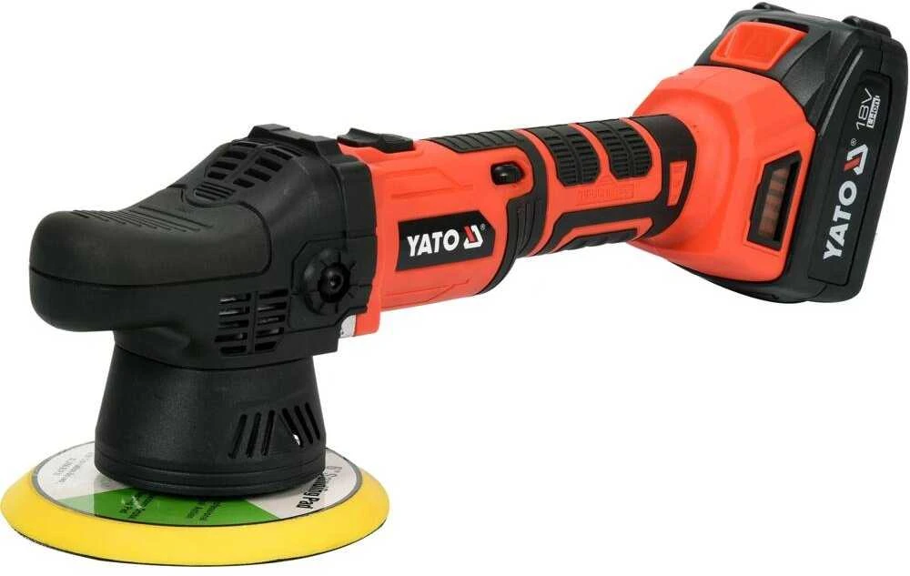 Orbitinis poliruoklis su Brushless motoru, 150mm diskas, 18V akum., auto poliravimo mašina