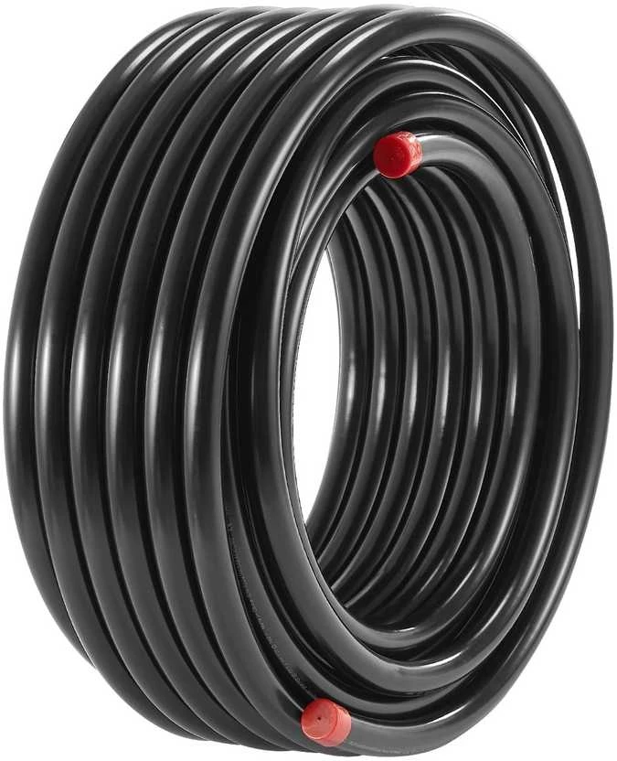 Oro kompresoriaus linijos rinkinys, 3/4 colio x 30.48 metrų, PU oro kompresoriaus linijos sistema, juoda oro kompresoriaus vamzdžių sistema