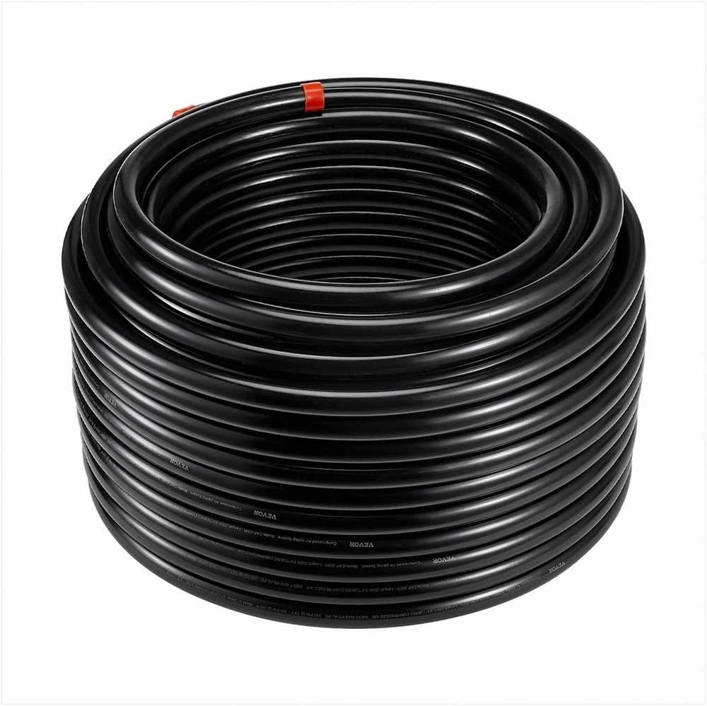 VEVOR Oro kompresoriaus linijos komplektas 3/4'' x 60,96 m, juodas