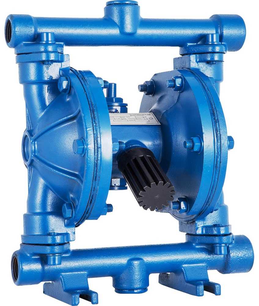 Oro membrana siurblys 1/2", 3 GPM, ketaus korpusas, nitrilo membrana, dyzelinui, naftai, alyvai