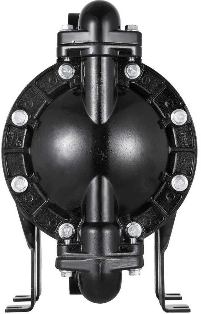 Oru valdomas diafragminis siurblys, 25 mm nitrilo dvigubos diafragmos siurblys, aliuminio lydinio korpuso oro siurblys skysčių perdavimui, QBY4-25L diafragminis siurblys