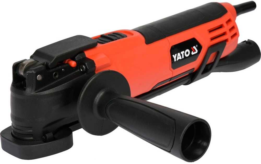 Osciliacinis daugiafunkcinis įrankis, 500W galia, kintamas greitis, su dulkių ištraukimu, medienos, metalo, plytelių pjovimui ir šlifavimui