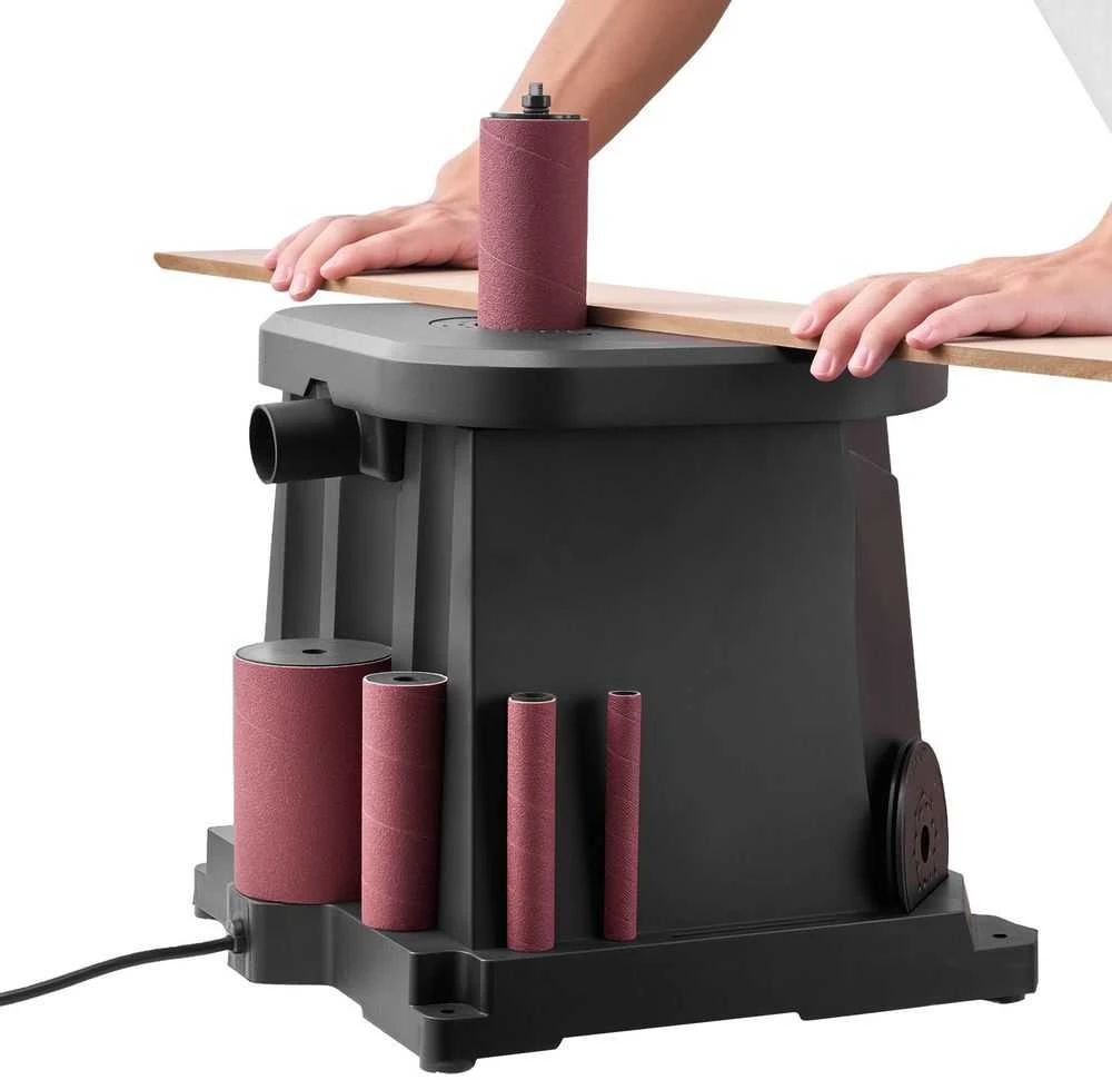 Osciliacinis veleninis šlifuoklis, stalinis medienos šlifuoklis, 2000 RPM veleninis šlifuoklis, baldų apdailos šlifuoklis, „pasidaryk pats“ medienos apdirbimo šlifuoklis