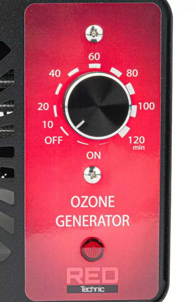 Red Technic Ozono generatorius, didelės galios 60 000 mg/h namams, automobiliui, kvapų šalinimui, laikmačio funkcija