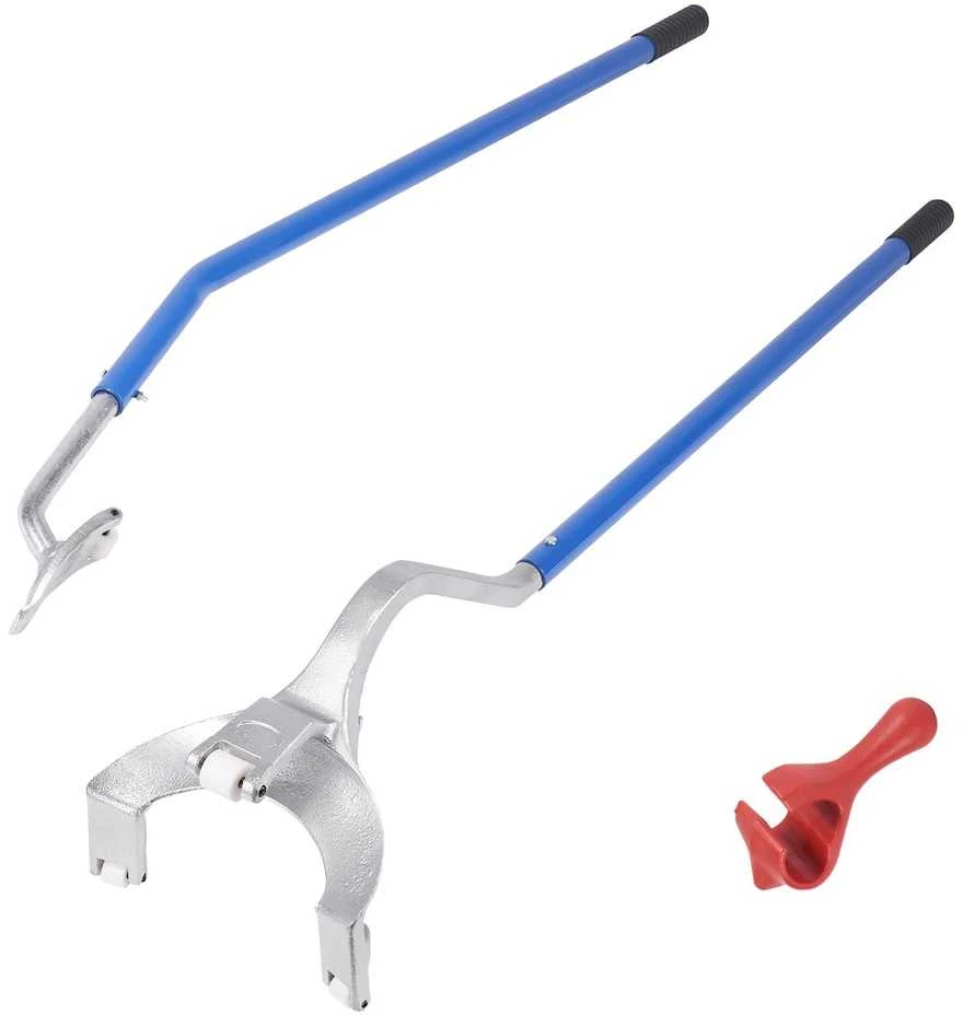 Padangų montavimo įrankiai 571-622 mm, rankinis plieno padangų keitiklis su ratlankio laikikliu, sunkvežimių bekelnių padangų montavimui/demontavimui, 3 vnt. padangų keitimo įrankių komplektas