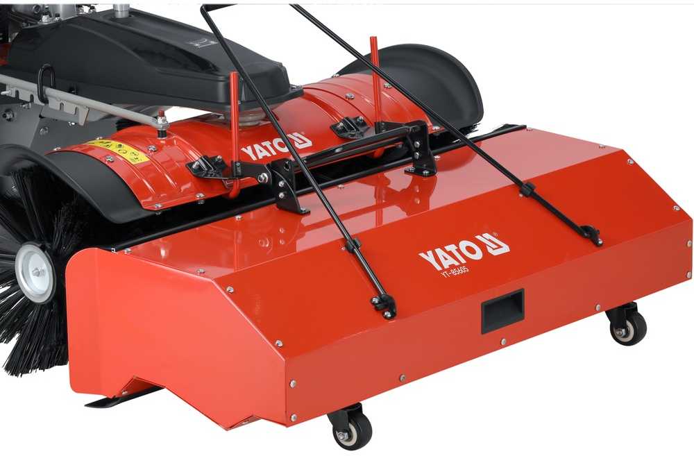 Pakaitinis šiukšlių surinkėjas YT-85600 šlavimo mašinai, 100 cm pločio, metalinis šiukšlių surinkėjas, šlavimo mašinos priedas, šlavimo mašinos surinkėjas