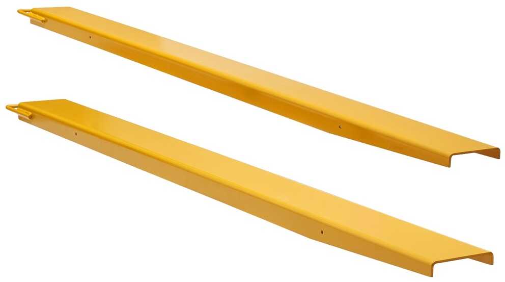 Palečių šakių prailginimai 2130 mm, didelio stiprumo anglinio plieno, 1 pora, šakių ilgintuvai, krautuvo priedai, pramoniniai