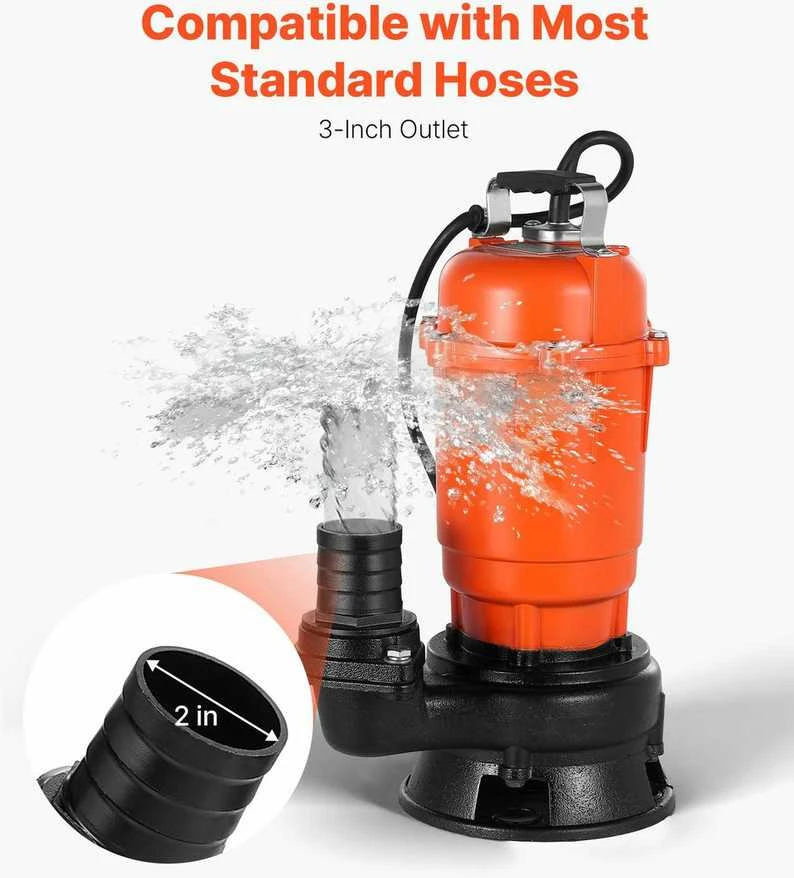 VEVOR 550W panardinamasis šiukšlių siurblys