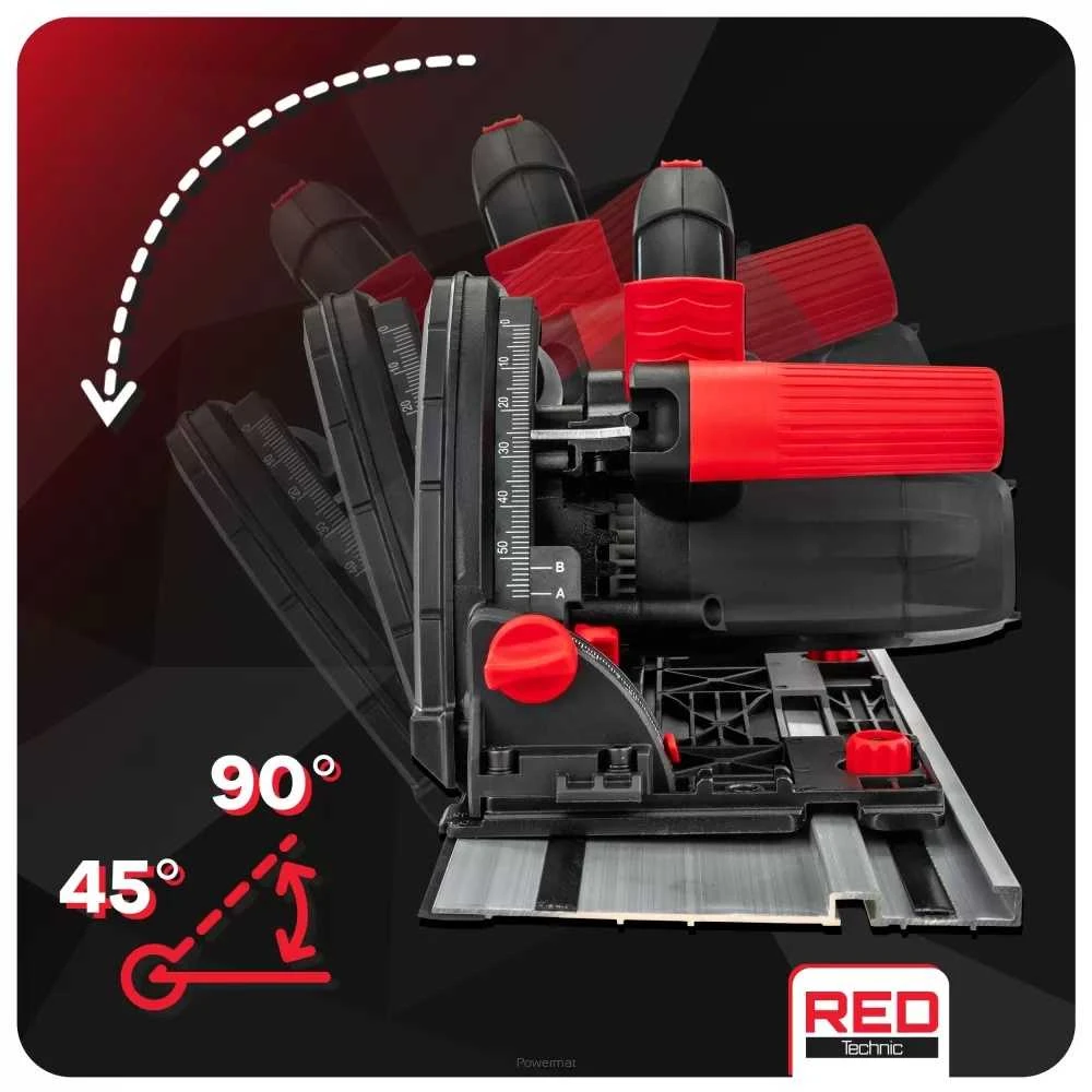Red Technic Įgilinamasis diskinis pjūklas Raudona Technic RTPZ0129 2400W