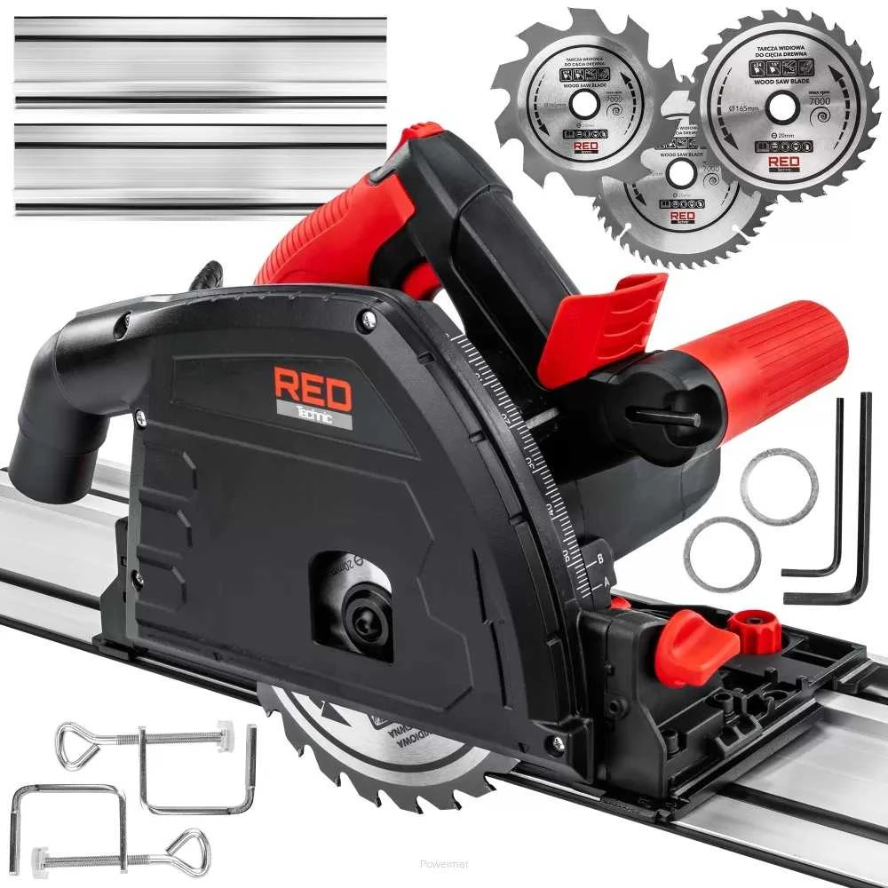 Red Technic Įgilinamasis diskinis pjūklas Raudona Technic RTPZ0129 2400W