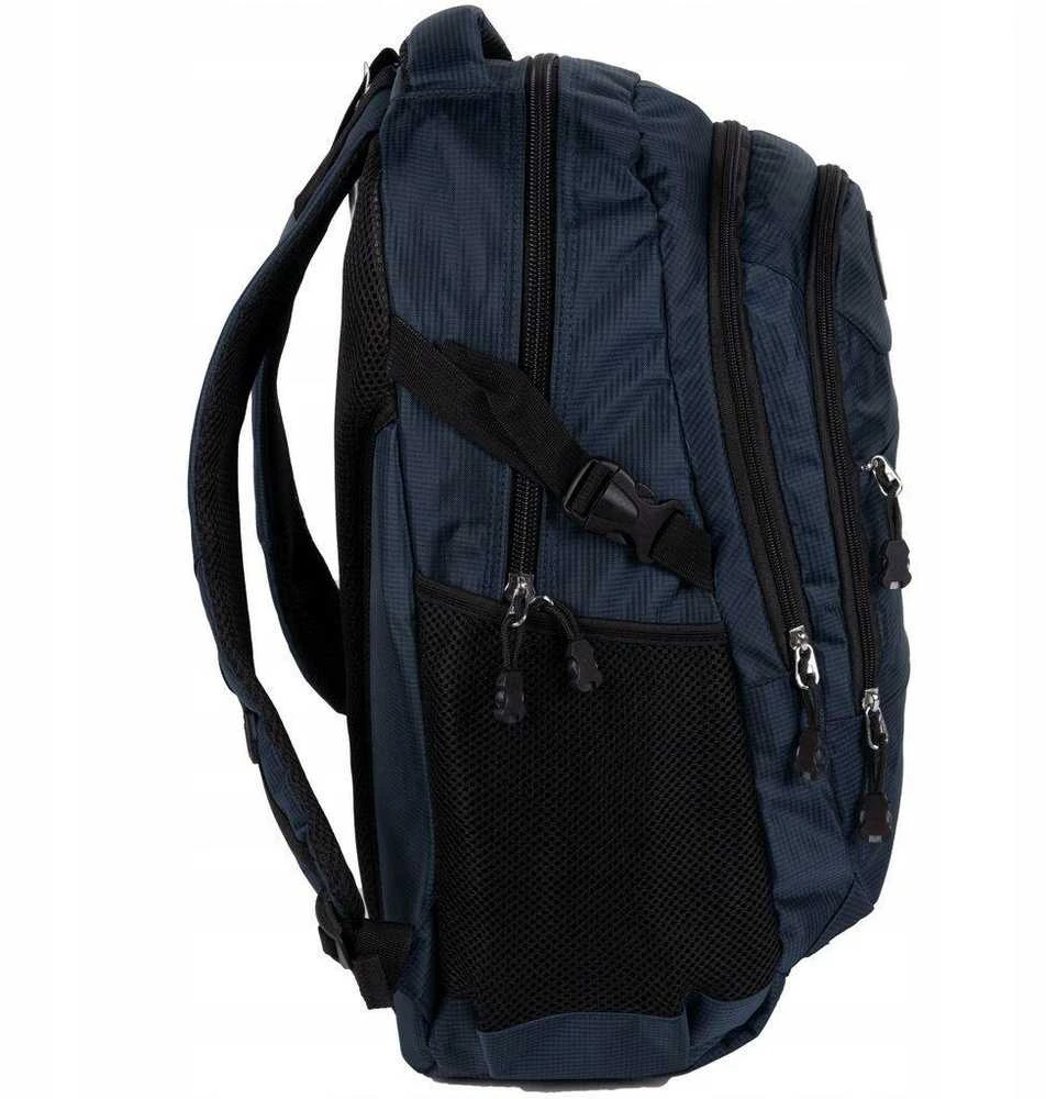 Paso Backpacks Kuprinė mokyklai ir kelionėms, mėlyna, 35 L